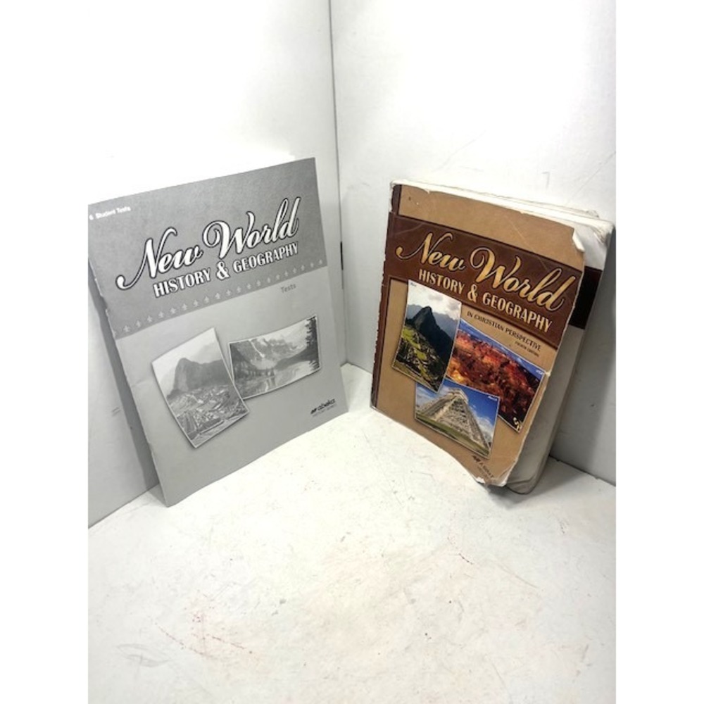 A Beka‎ New World History Geography Textbook Homeschool Curriculum Book 4E Abeka